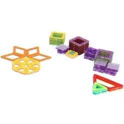Magnetische tegels diverse vormen 77 delig 5,5 Cm