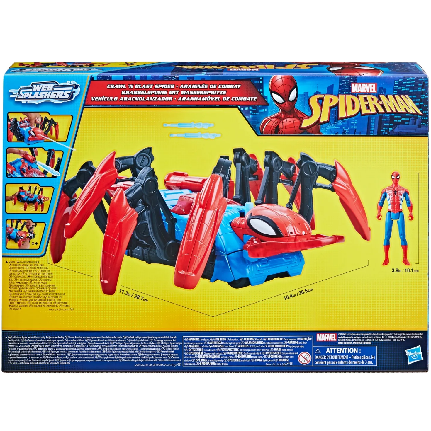 Marvel Spiderman Aqua Crawl'n Blast Voertuig