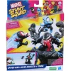 Marvel Stunt Squad Speelset Venom VS Miles Morales Middel Assorti