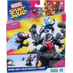Marvel Stunt Squad Speelset Venom VS Miles Morales Middel Assorti