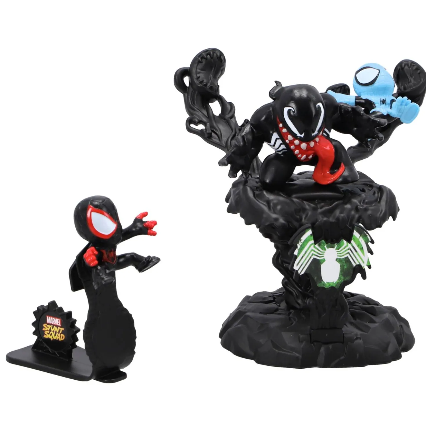 Marvel Stunt Squad Speelset Venom VS Miles Morales Middel Assorti