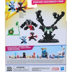 Marvel Stunt Squad Speelset Venom VS Miles Morales Middel Assorti