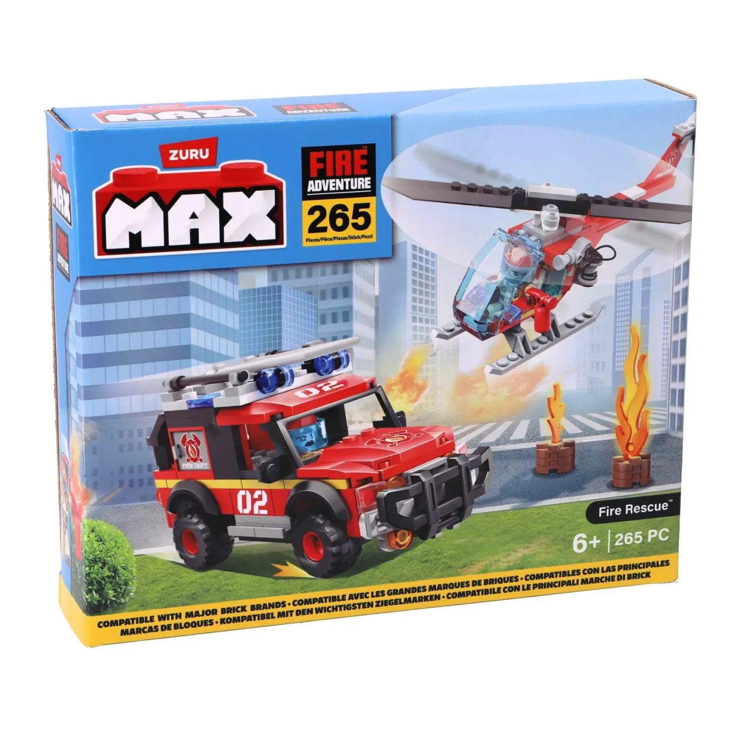 Max city brandweer auto 265-delig