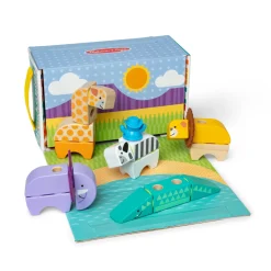 Melissa & Doug Blockables Safari Play Set (34 Stuks)