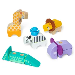 Melissa & Doug Blockables Safari Play Set (34 Stuks)