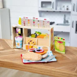 Melissa & Doug Wooden Slice & Stack Sandwich Counter