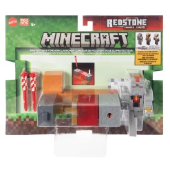 Minecraft 8cm figuur action pack firework launcher