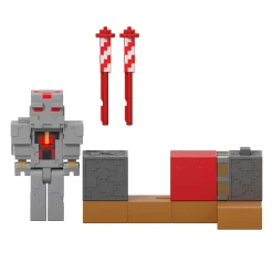 Minecraft 8cm figuur action pack firework launcher