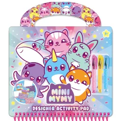 Mini mymy designer activiteitenblok met 3 gelpennen