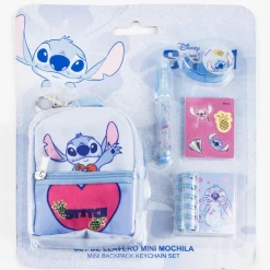 Mini rugtas sleutelhanger set Stitch
