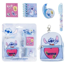 Mini rugtas sleutelhanger set Stitch