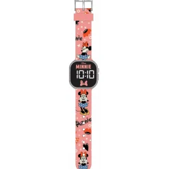 Minnie Kinder LED horloge met sierdesign