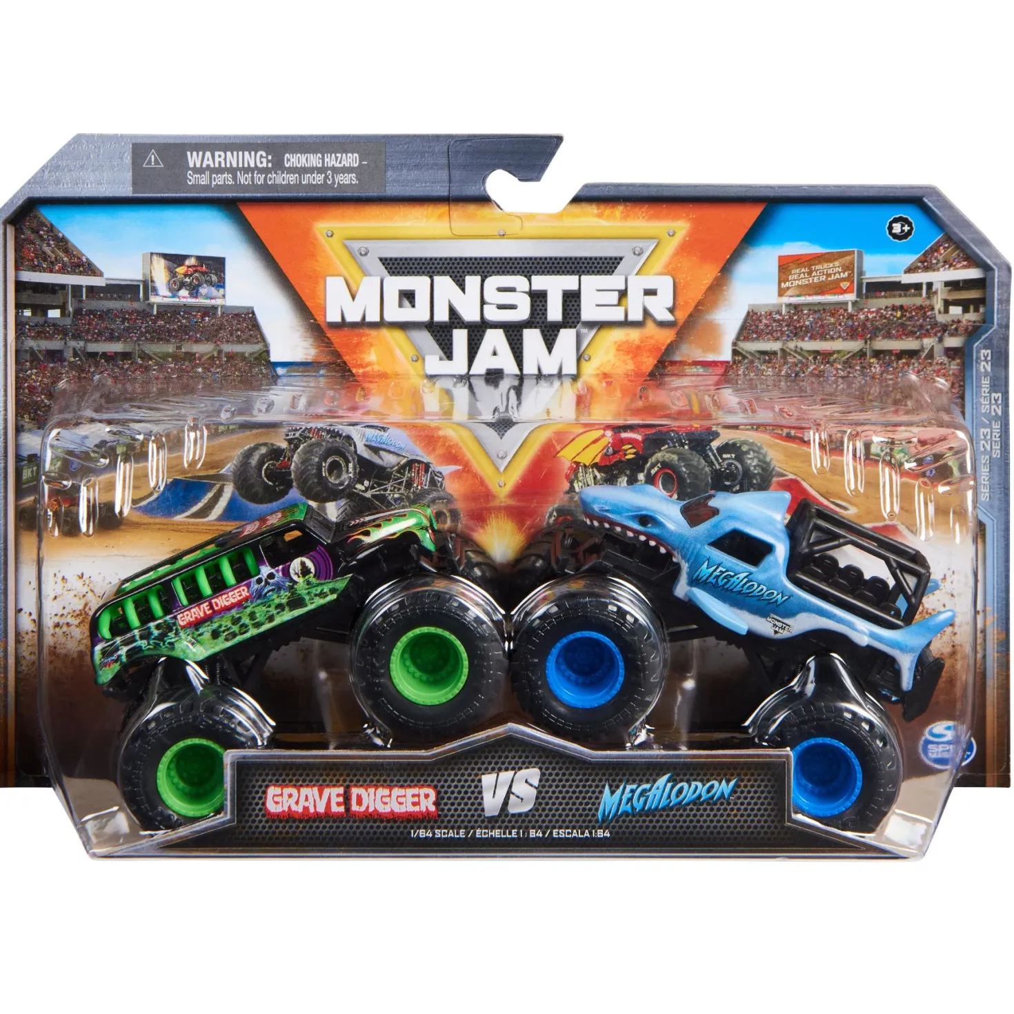Monster Jam 1:64 2-pack assorti