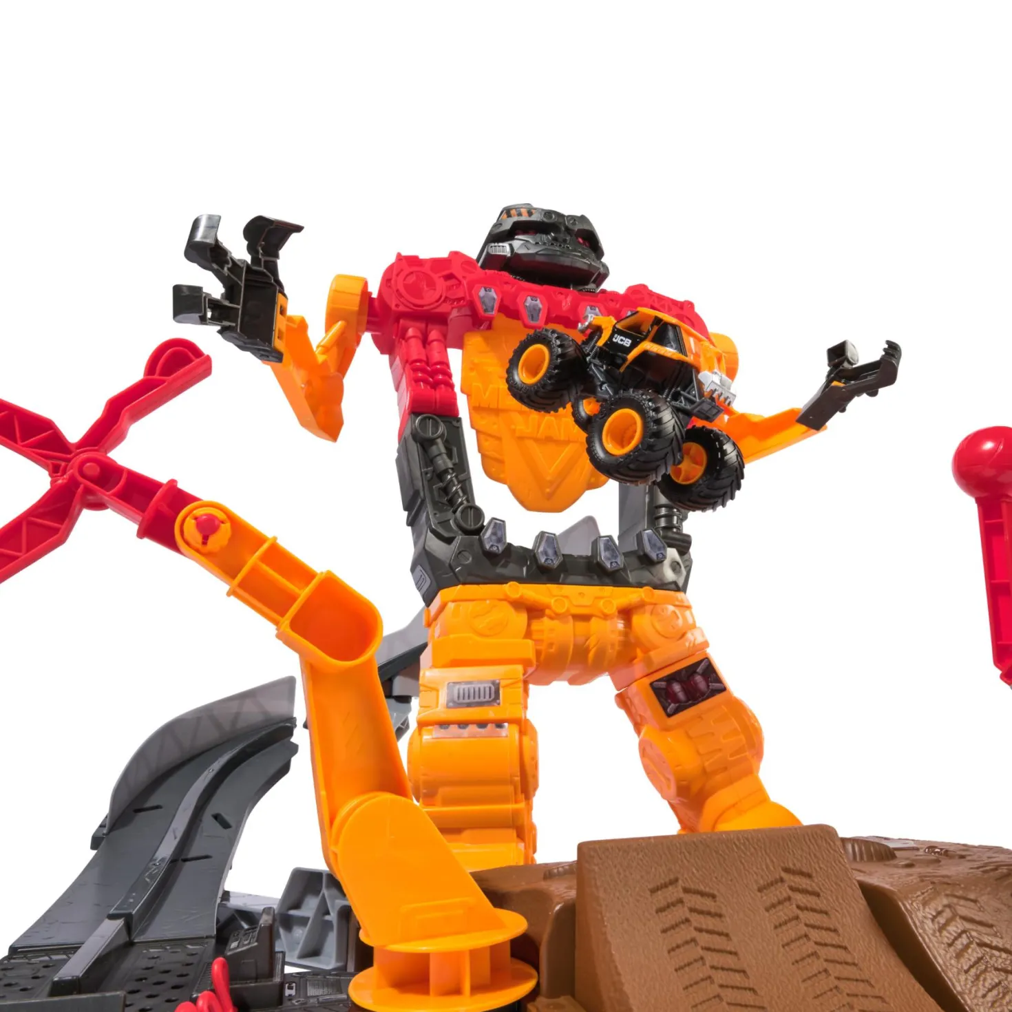 Monster Jam 1:64 Smash & Bash Playset