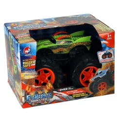 Monstertruck frictie groene truck