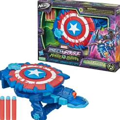 Nerf Marvel Mech Strike Monster Hunters Captain America