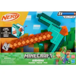 Nerf Minecraft Diamond Pickaxe