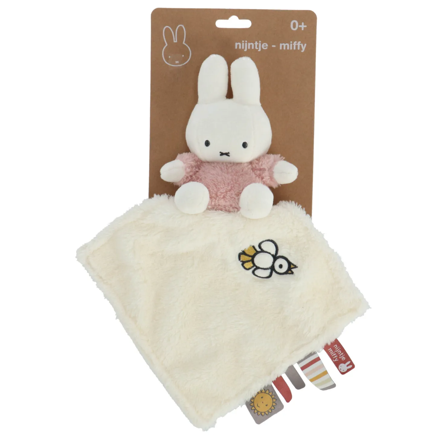 Nijntje Knuffeldoekje Fluffy Pink