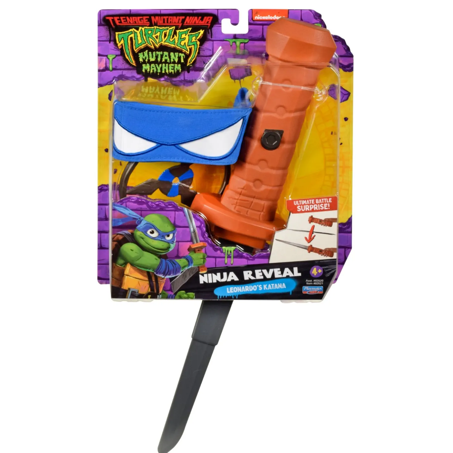 Ninja Turtles Leonardo Transforming Katana