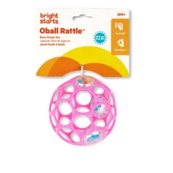 Oball Rattle easy grip roze