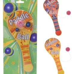 Paddle bat bal spel 25cm 2 assorti