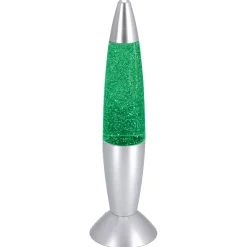 Party Time Glitterlamp LED color changing 35 cm