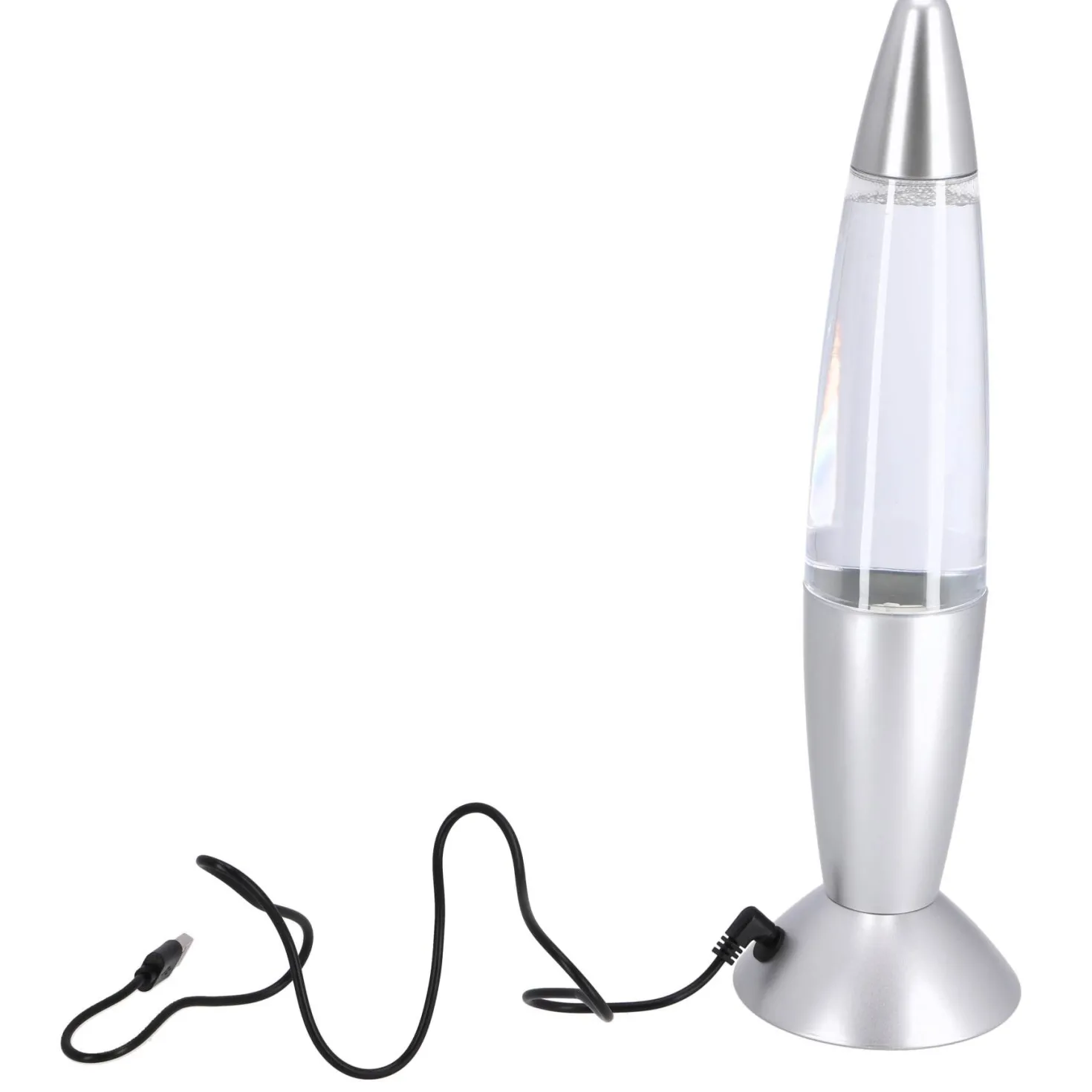 Party Time Glitterlamp LED color changing 35 cm