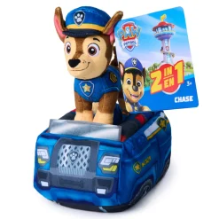 Paw Patrol 2 In 1 Plush Chase With Vehicle
