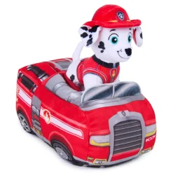 Paw Patrol 2 In 1 Plush Marshall With Vehicle