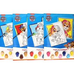 Paw Patrol Schilderen Op Nummer 4 Assorti