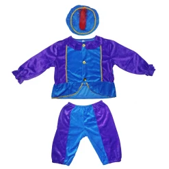 Pietenpak Paars/Blauw 98-104 Cm