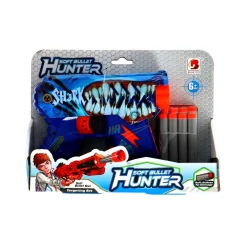 Pistool met 8 foam pijlen 3 assorti