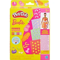 Play-Doh Barbie flowers and florals