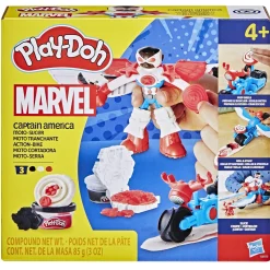 Playdoh Captain America moto-slicer