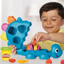 Play-Doh vormen en kleuren dino