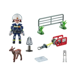 Playmobil 71467 Action Heroes Dierenbescherming Brandweer