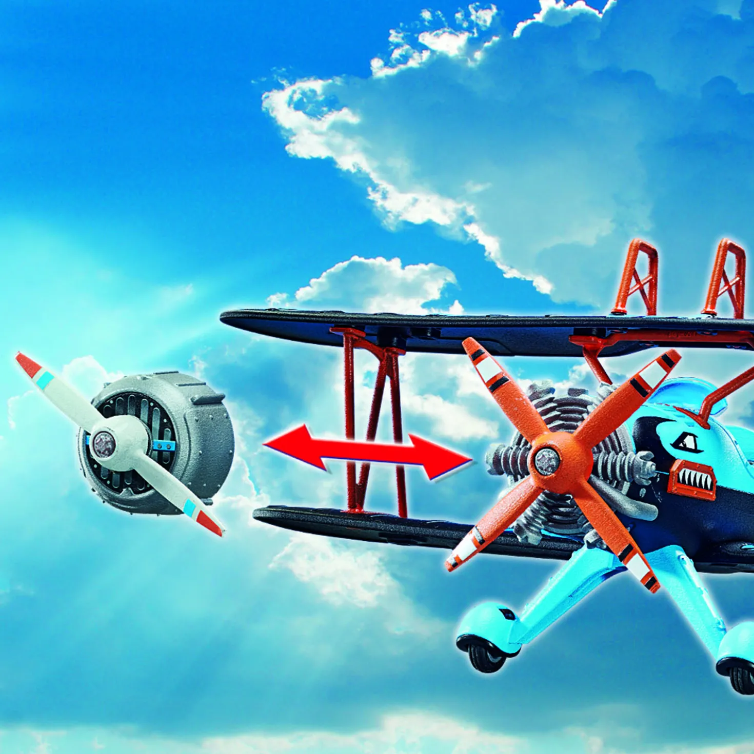 Playmobil 70831 Air Stuntshow Dubbeldekker