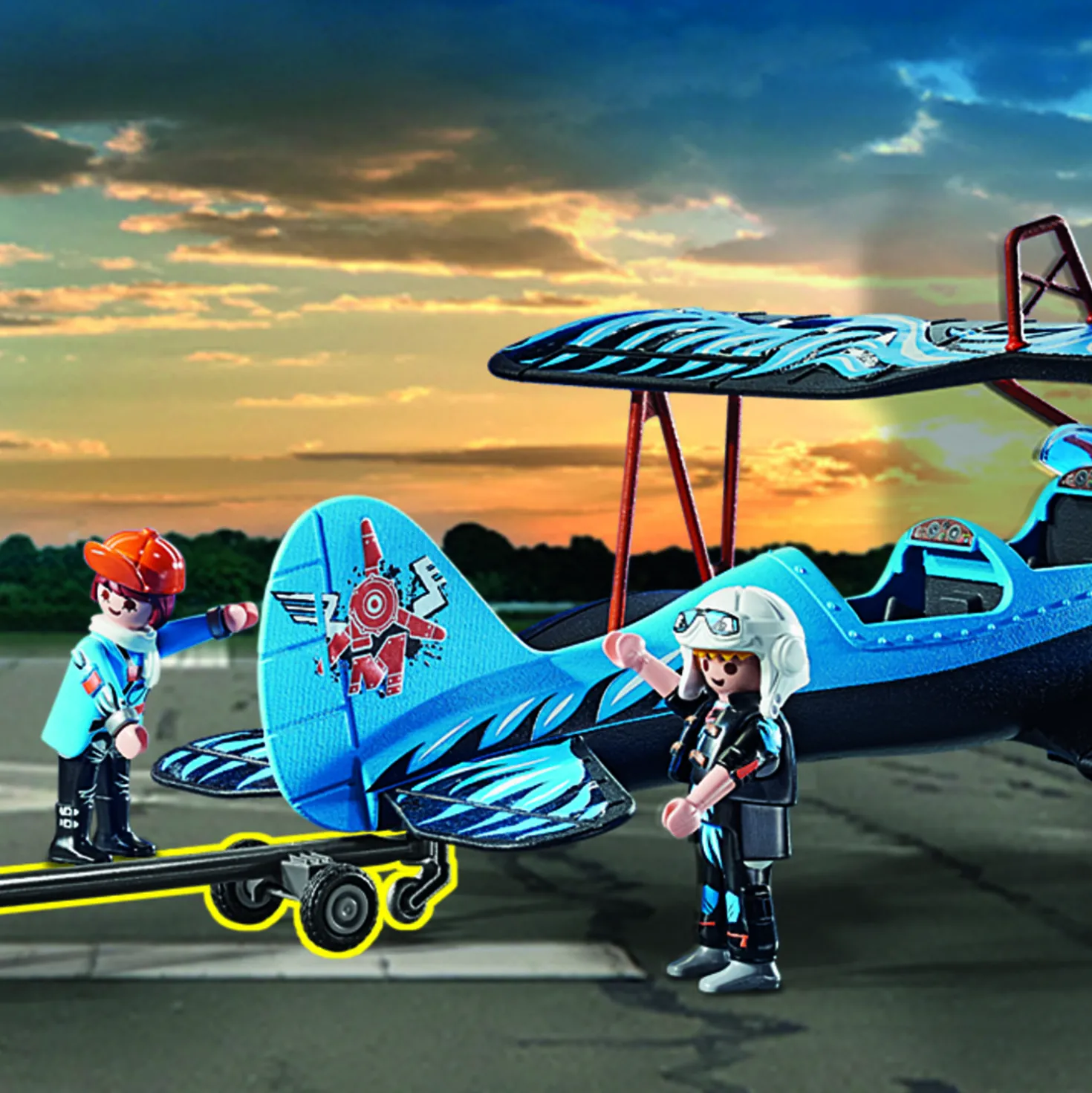 Playmobil 70831 Air Stuntshow Dubbeldekker