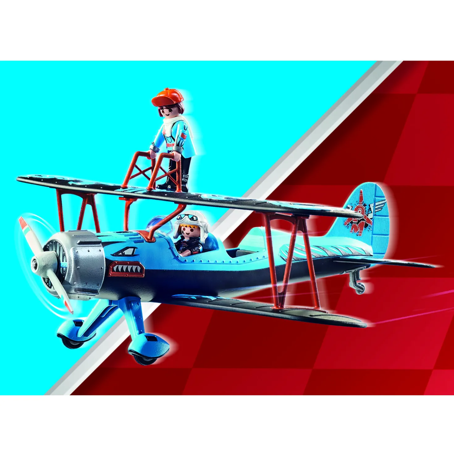 Playmobil 70831 Air Stuntshow Dubbeldekker
