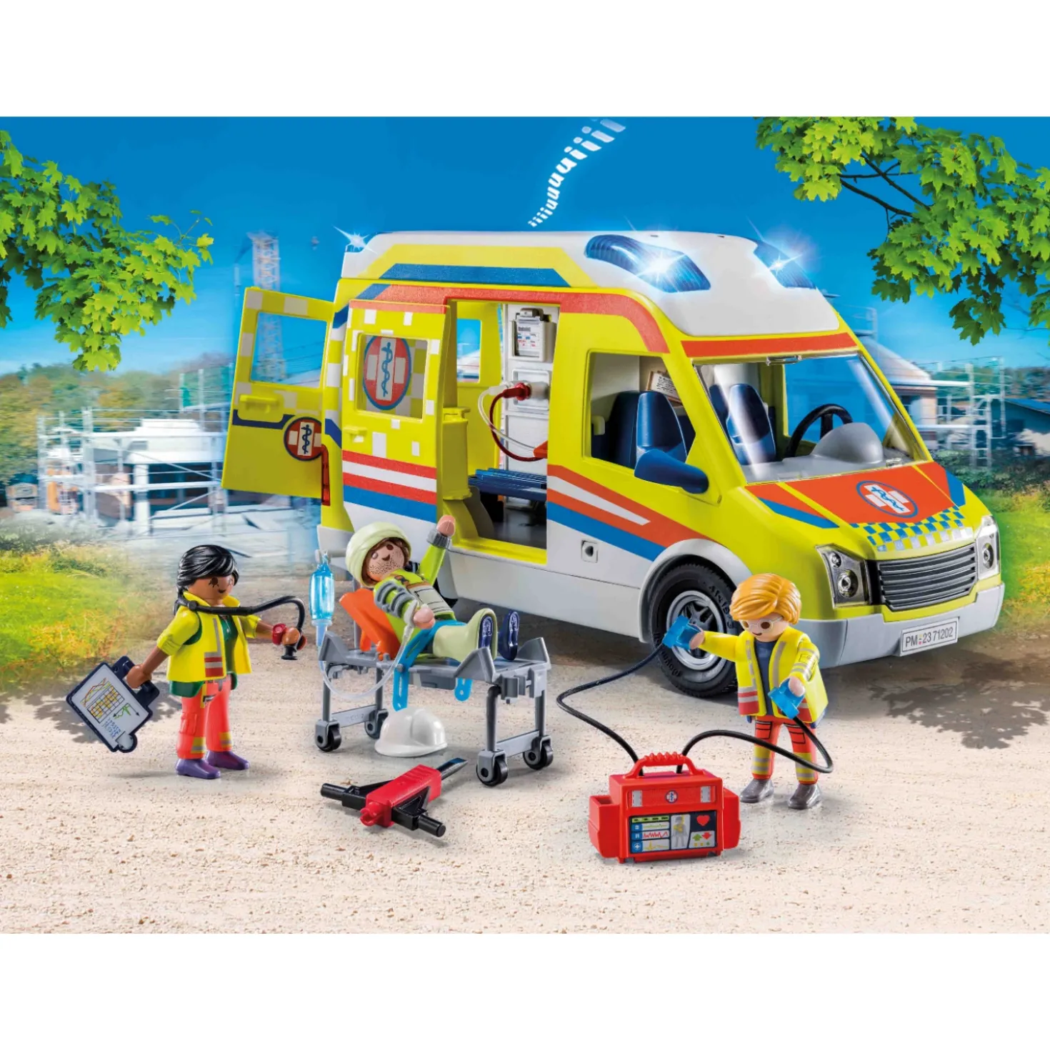 Playmobil City 71202 Ambulance met Licht en Geluid