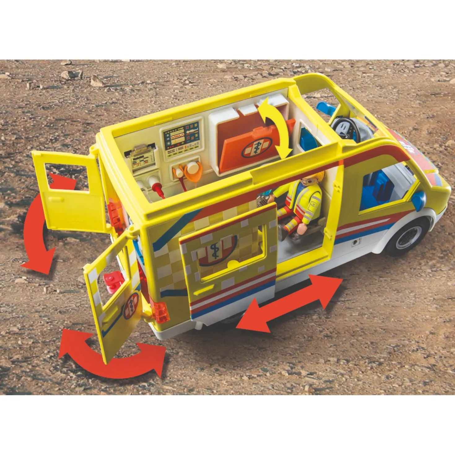 Playmobil City 71202 Ambulance met Licht en Geluid