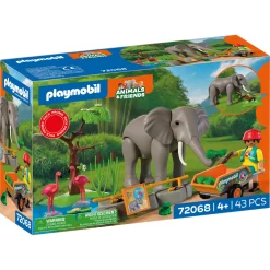 Playmobil 72068 Olifant met dierenverzorger