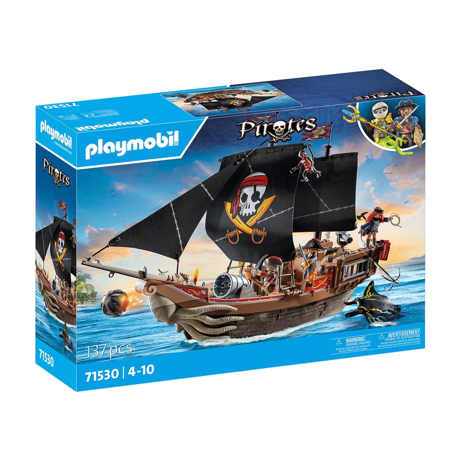 Playmobil 71530 Pirates Groot Piratenschip