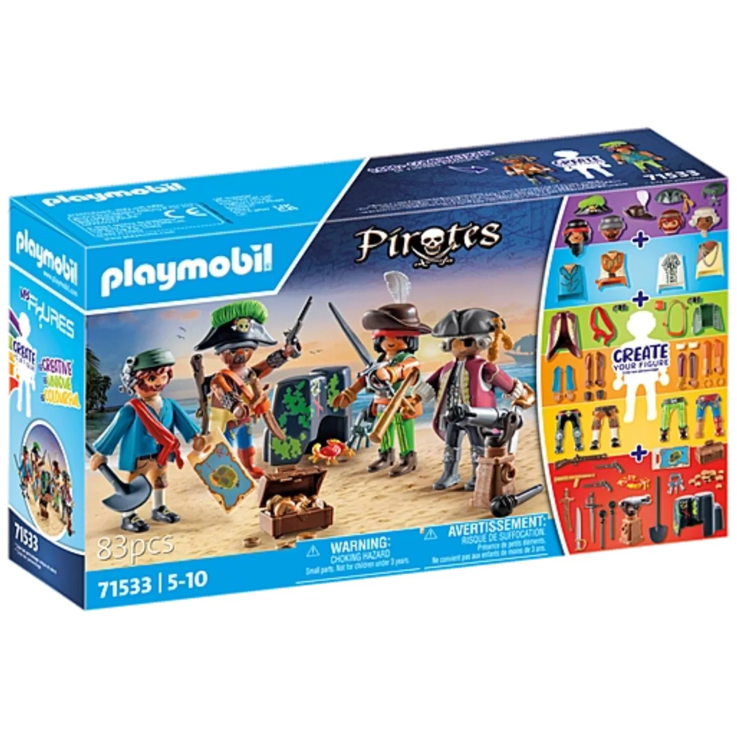 Playmobil 71533 Pirates My Figures: Piraten