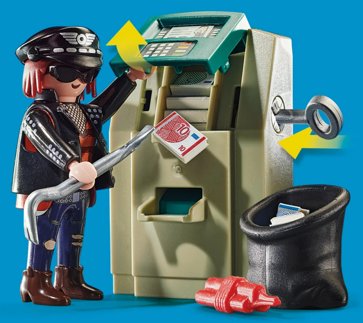 Playmobil 70572 Politiemotor: Achtervolging Van De Geldrover