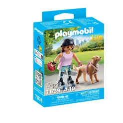 Playmobil 71739 schaatser met retriever