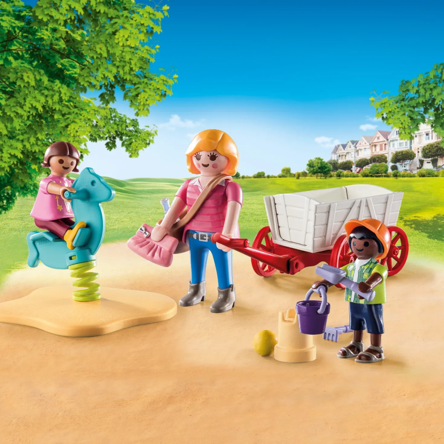 Playmobil Starterpack 71258 Opvoeder Bolderwagen