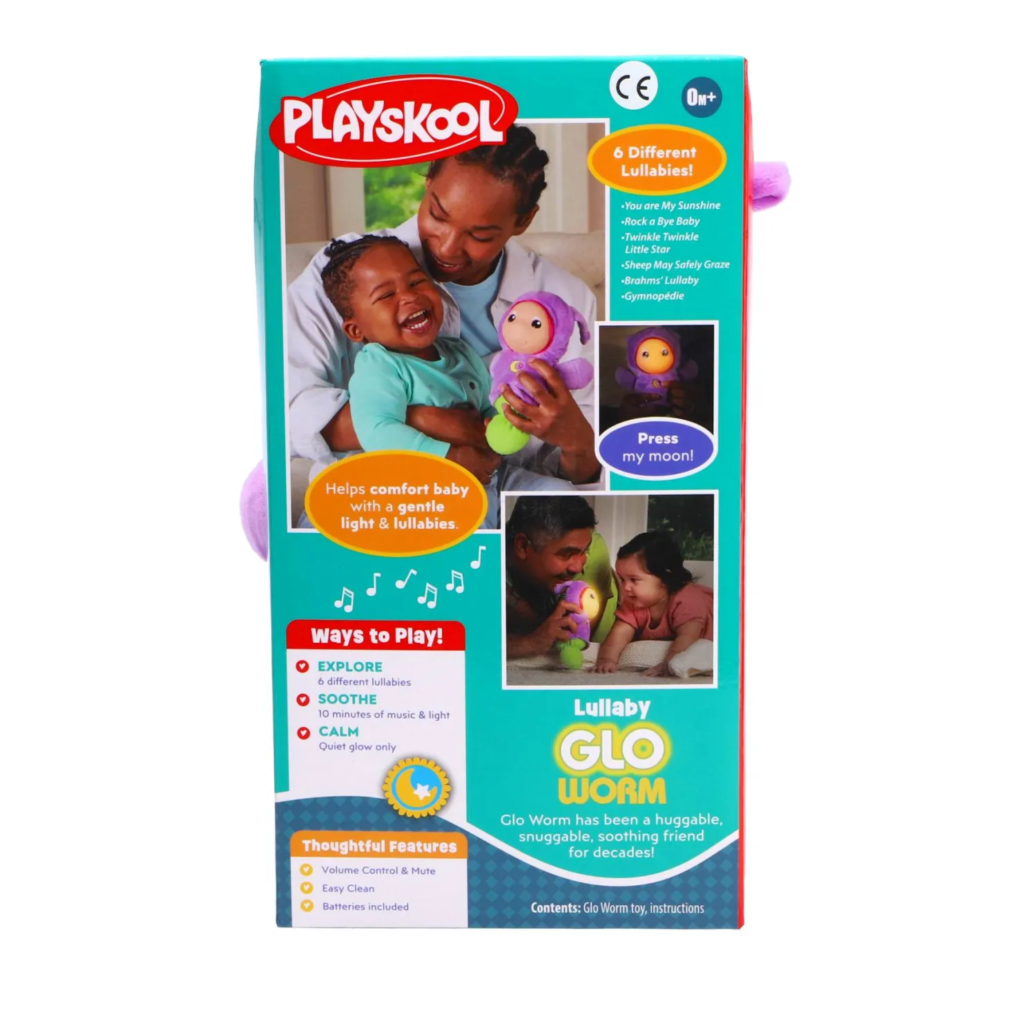 Playskool Lullaby Gloeiworm Paars