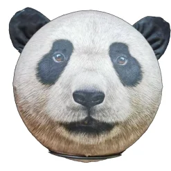 Pluchiez bouncing furry wild animals 23 cm assorti panda / zebra / tijger
