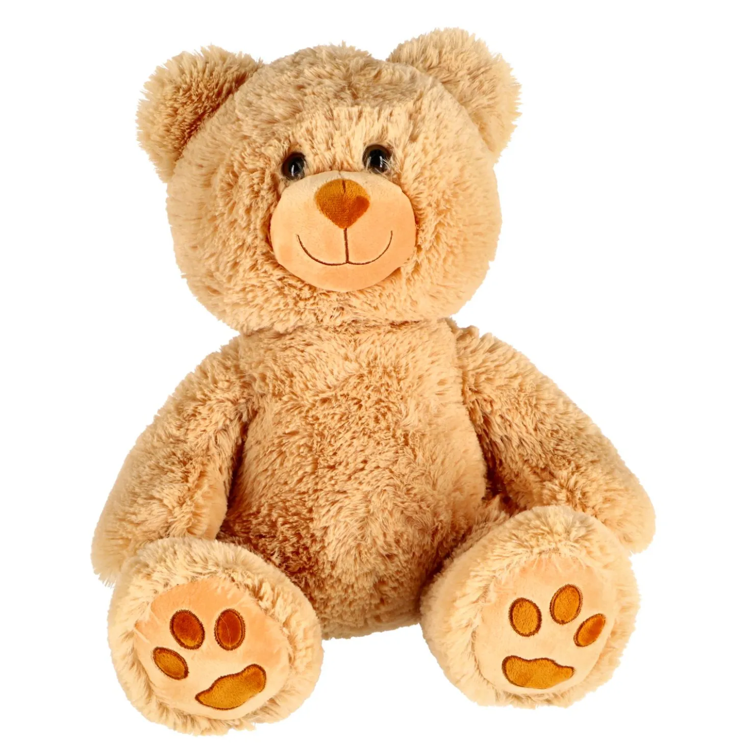 Pluchiez pluche knuffelbeer beige 35 cm